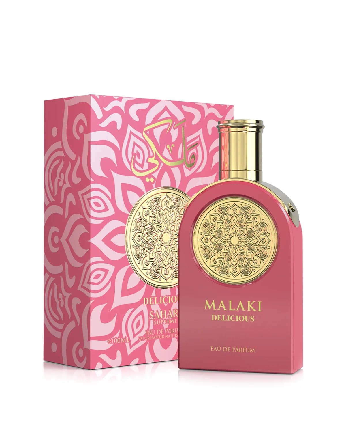 Sahari Supreme Malaki Delicious Eau de Parfum Spray, 3.4 Fl Oz (100 ml)