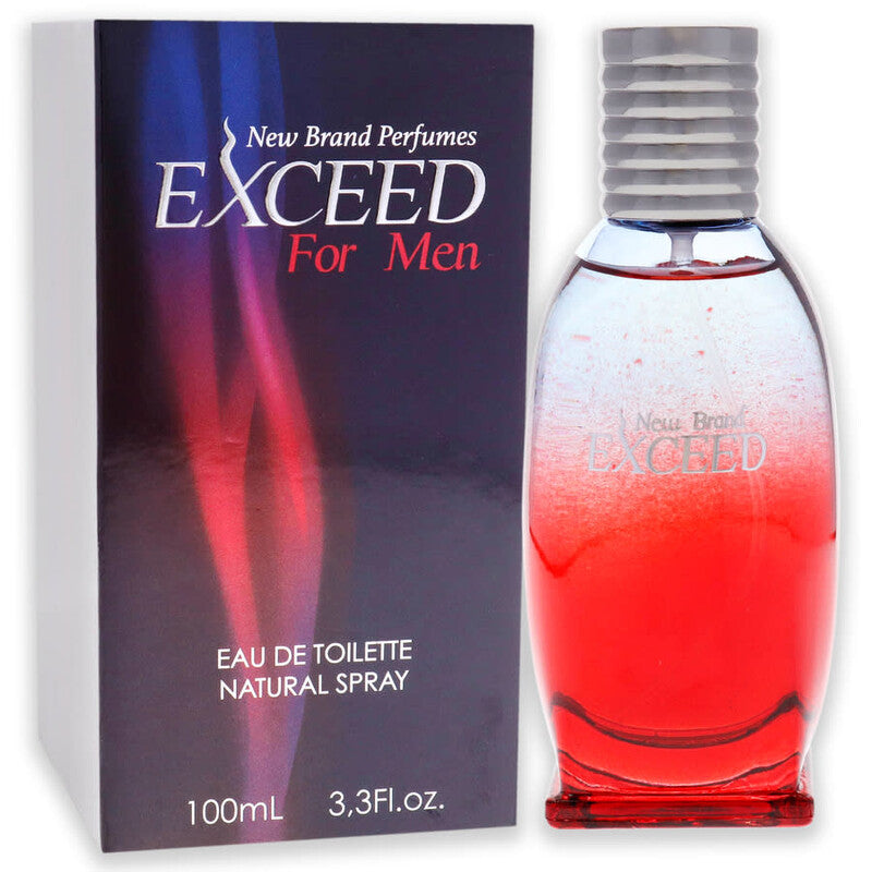 New Brand Exceed Eau de Toilette Men Citrus Vanilla Scent 3.3 oz Spray