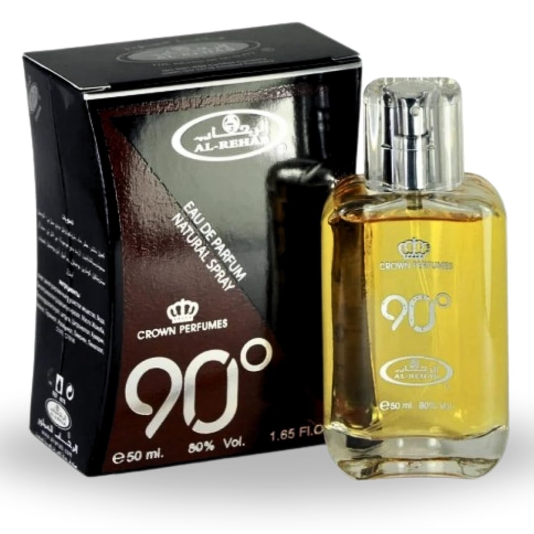 Al Rehab 90 Degrees Eau de Parfum Spray 50 ml (1.65 Fl Oz)