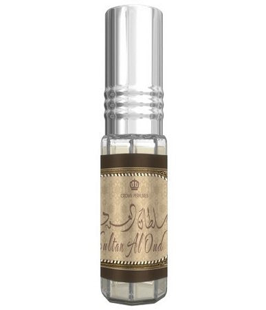 Aceite perfumado en roll-on Sultan Al Oud de Al-Rehab, 6 ml (0,2 onzas líquidas)
