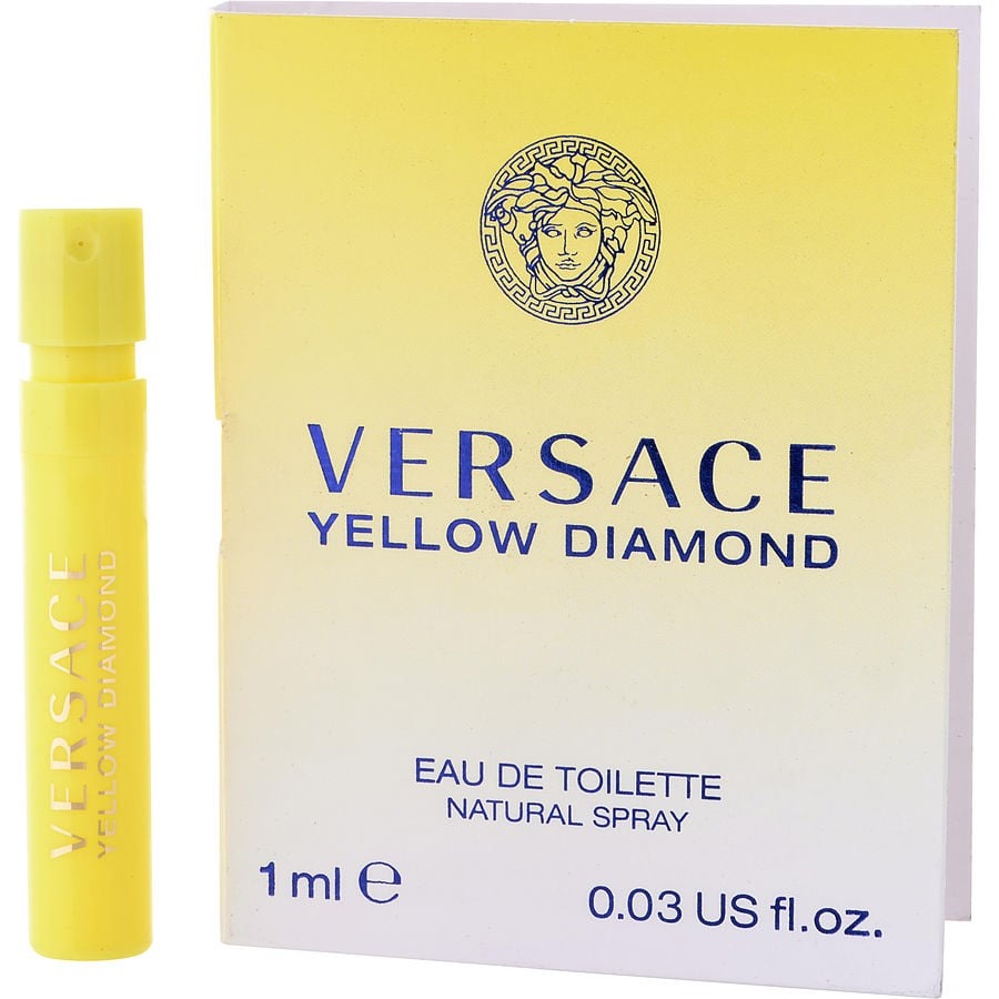 Versace Yellow Diamond Eau de Toilette for Women Sample/Trial Vial 0.03 Fl Oz (1 ml)