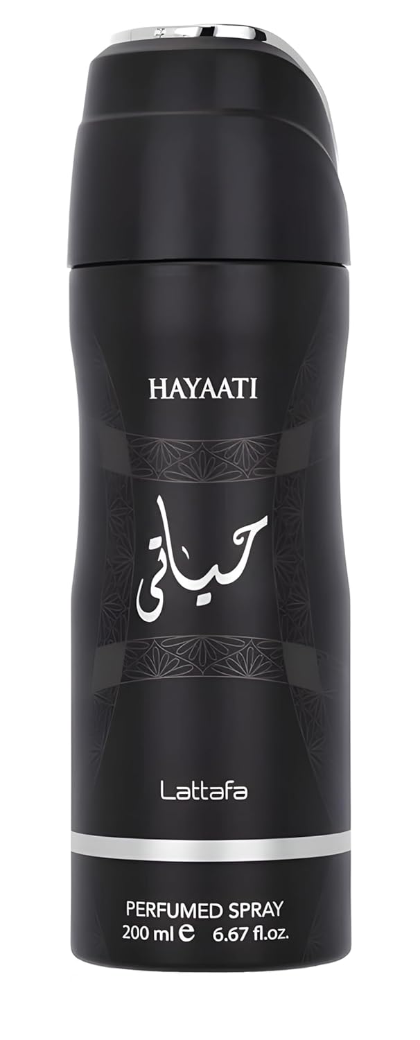 Lattafa Hayaati Perfumed Body Spray 6.7 Ounce (200 ml)