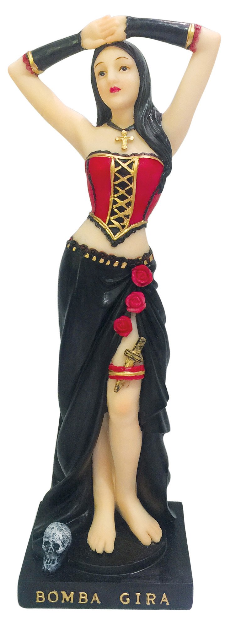 Estatua de Bomba Gira Pomba Gira Estatua (8 pulgadas)