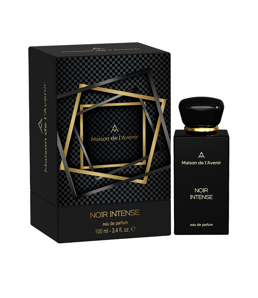 Maison de l'Avenir Noir Intense Eau de Parfum Spray for Unisex, 3.4 Fl Oz (100 ml)