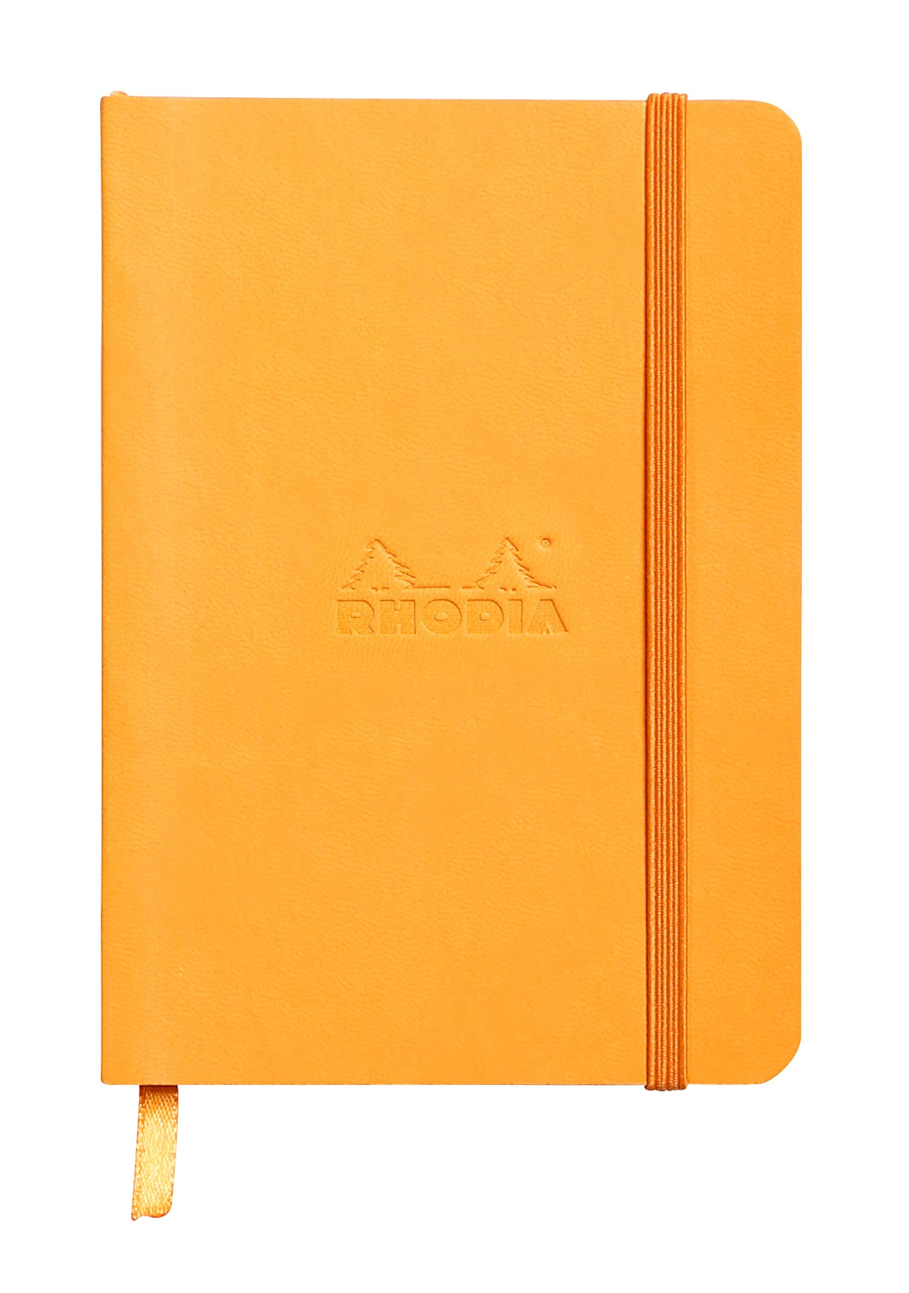 Rhodia Rhodiarama Soft Notebook - 72 Lined Sheets - 4 x 5 1/2 - Orange