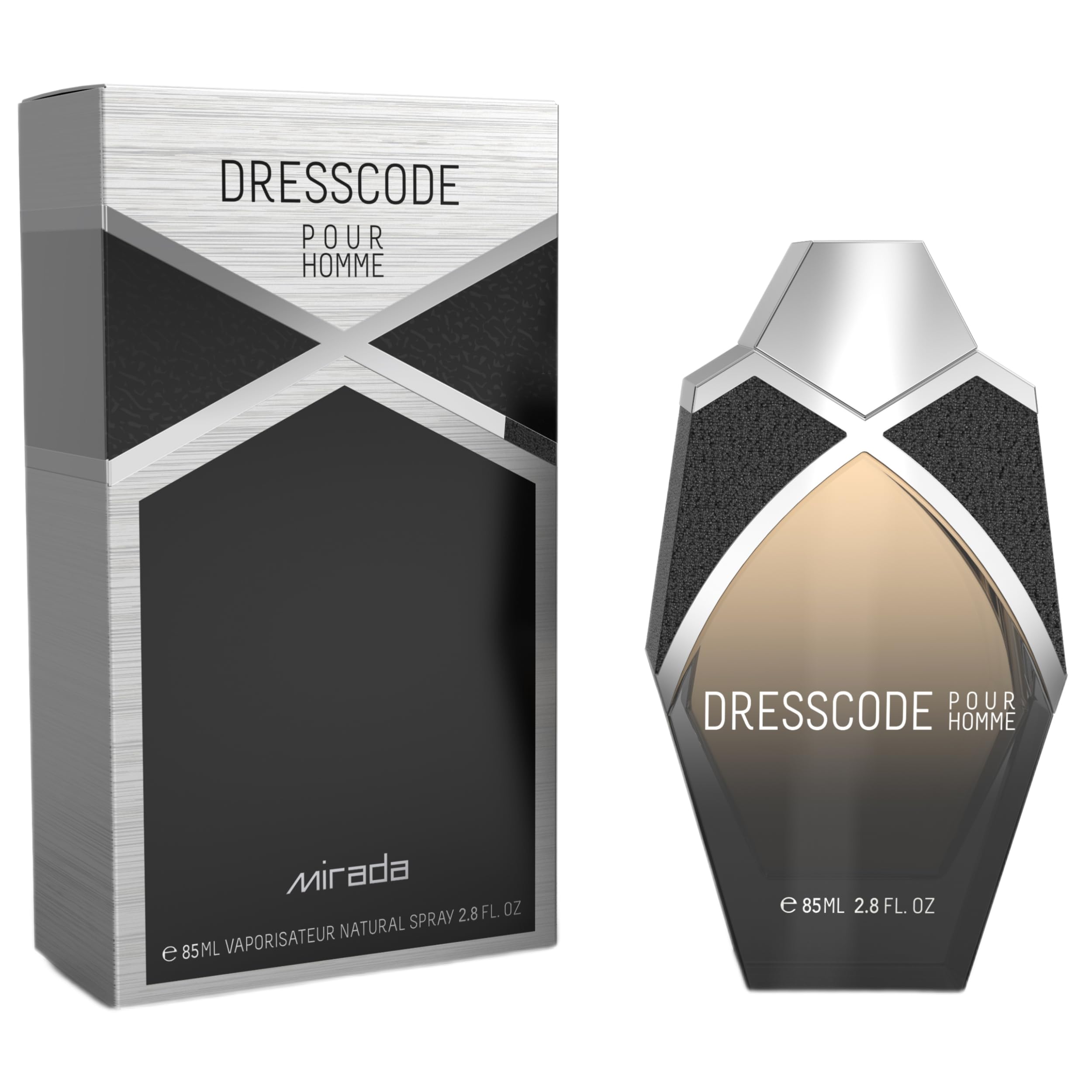 MIRADA Dresscode Pour Homme Eau de Parfum Spray for Men, 2.8 Fl Oz (100 mL)