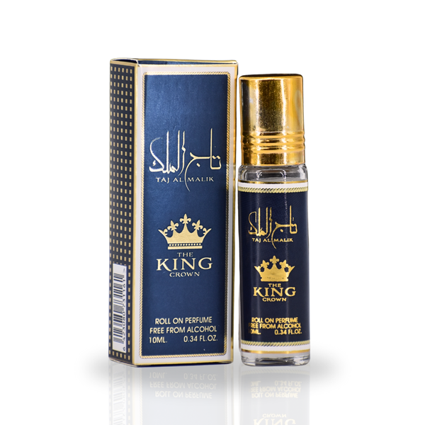 Taj Al Malik The King Crown Roll-On Perfume Oil CPO 10ml (0.34 oz) by Ard Al Zaafaran