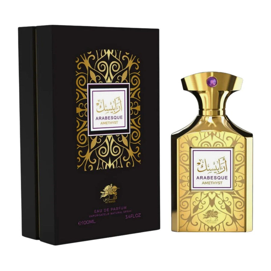 Emper Al Fares Arabesque Amethyst Eau de Parfum Spray, 3.4 Fl Oz (100 ml)