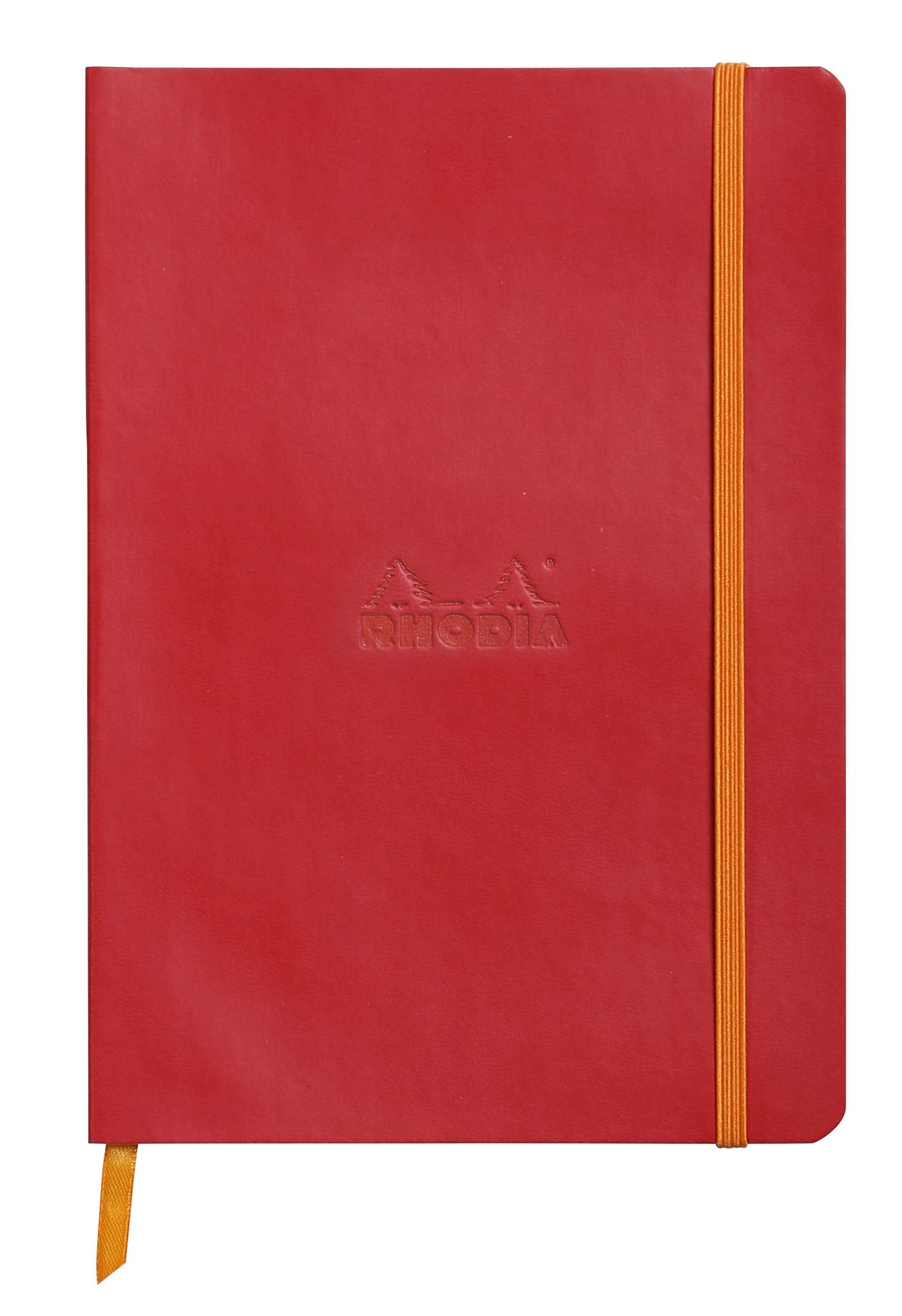 Cuaderno blando Rhodia Rhodiarama - 80 hojas rayadas - 6 x 8 1/4 - Amapola