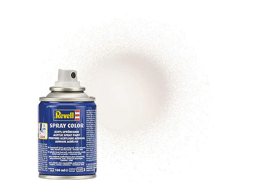Peinture acrylique Revell Spray Color (finition blanche brillante) 100 ml
