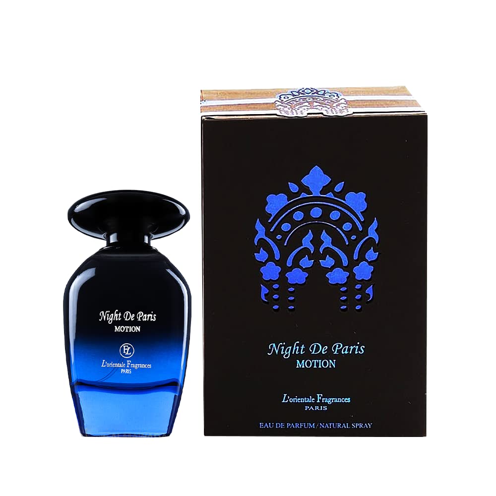 LOrientale Night de Paris Motion Eau de Parfum Unisex Woody Spicy Scent 3.3 oz Spray
