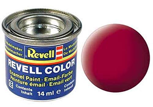 Pot de peinture Revell Enamels 14 ml, rouge carmin mat