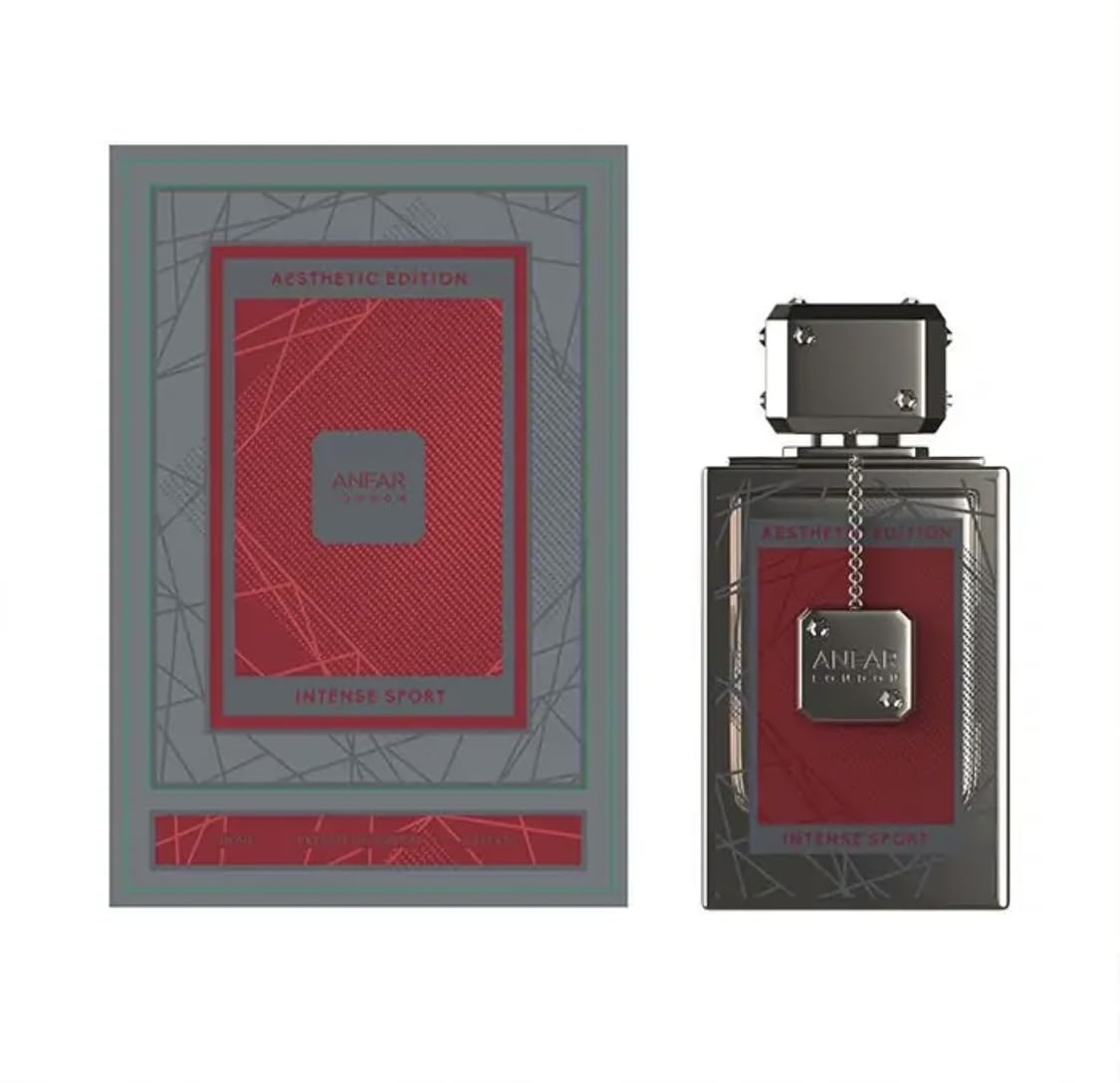 Anfar London Intense Sport Extrait de Parfum for Men Fruity Woody 3.4 oz Spray