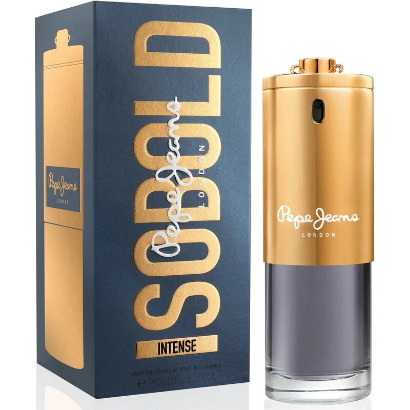Pepe Jeans SoBold Intense Eau de Parfum for Men, Leather Fragrance, 3.4 Oz