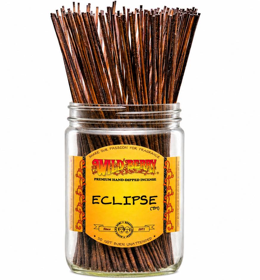 Wild Berry Eclipse Incense Sticks, 100 Count Hand-Dipped Aromatic Incense