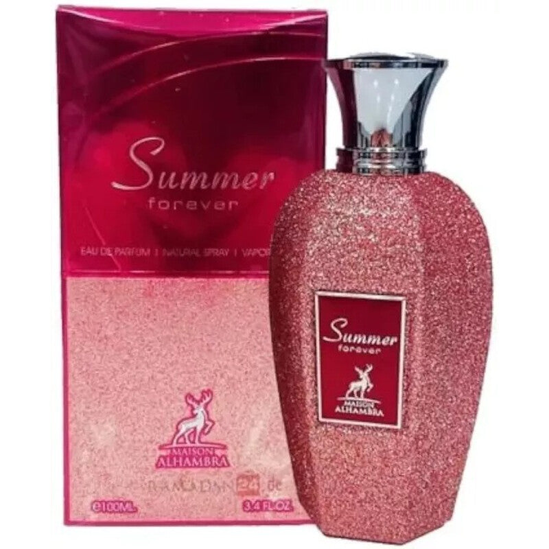 Maison Alhambra Summer Forever Eau de Parfum Spray, Unisex, 3.4 Oz (100ml)