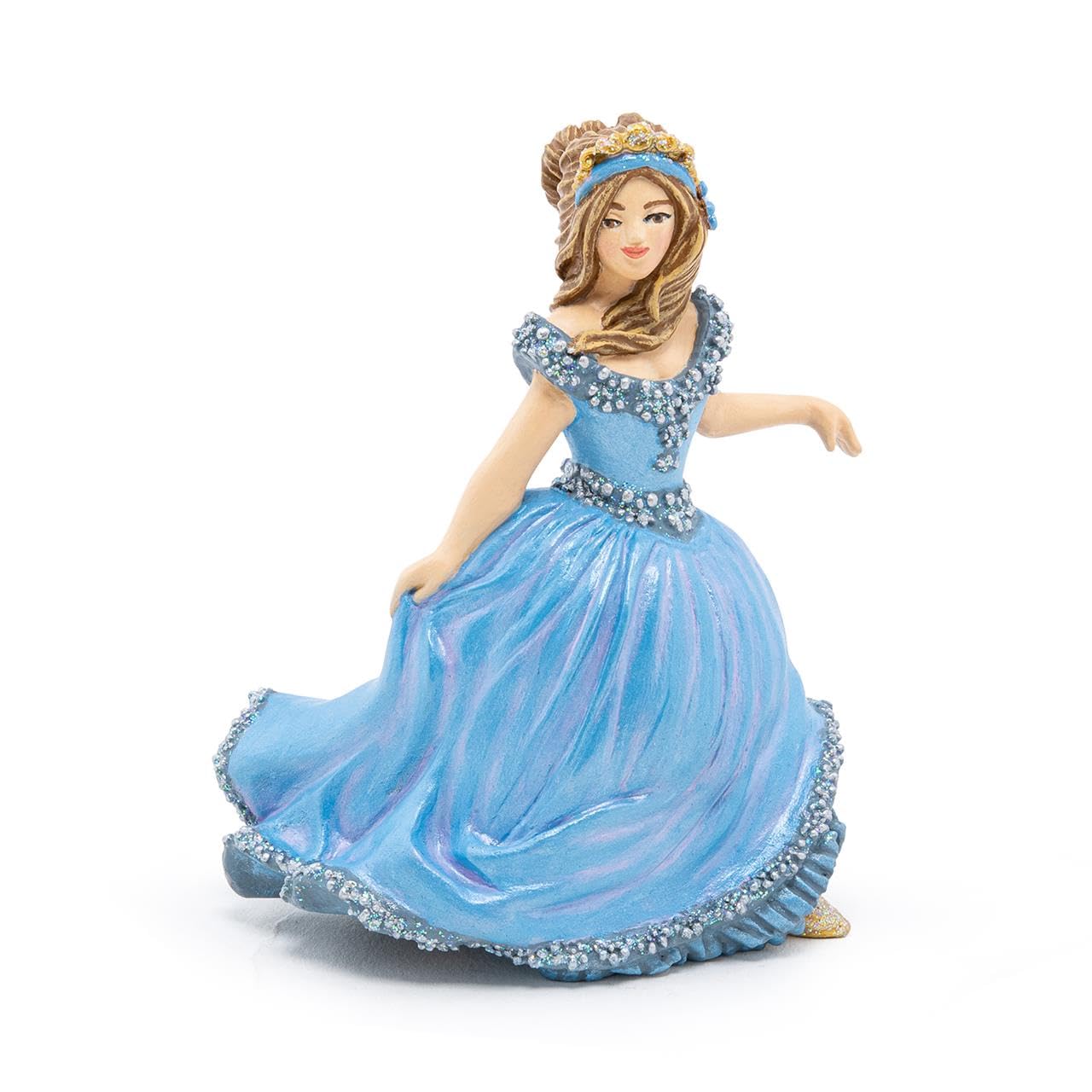 Papo Princess With A Glass Slipper - Hand Painted Figurine - Heirloom Quality Collectible (39206)