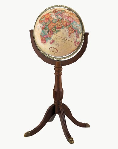 Replogle Sherbrooke II Floor Globe, Antique 16"
