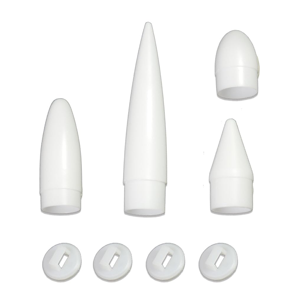 Estes 2278 NC-20 Nose Cones for Model Rockets (4 Pack)