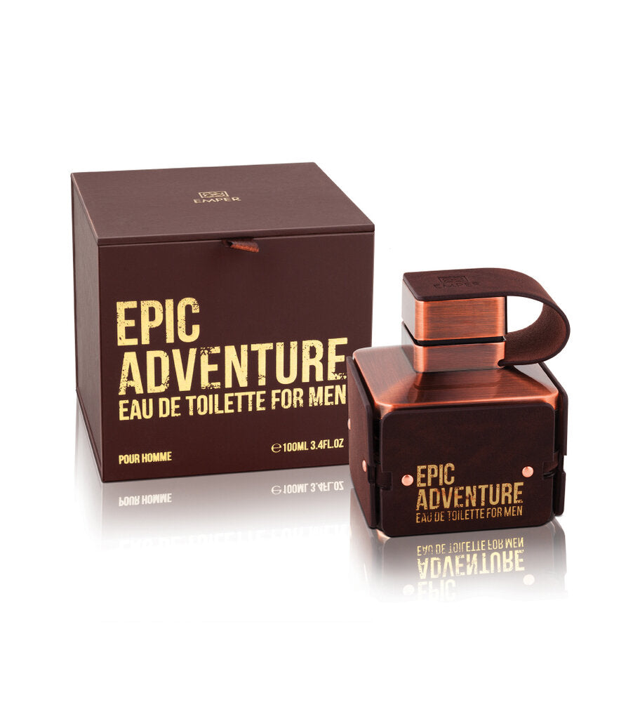 Emper Epic Adventure Eau de Toilette Spray, 3.4 Fl Oz (100 ml)