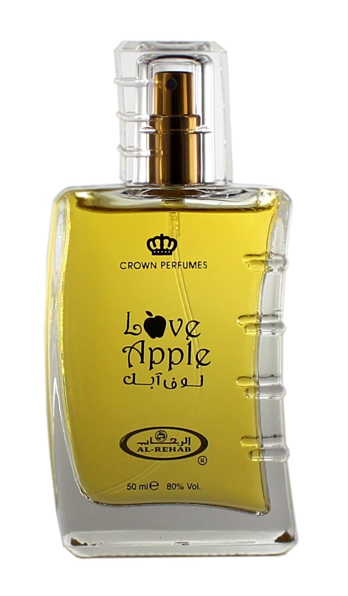 Al Rehab Love Apple Eau de Parfum Spray para mujer, 1,7 onzas líquidas (50 ml)