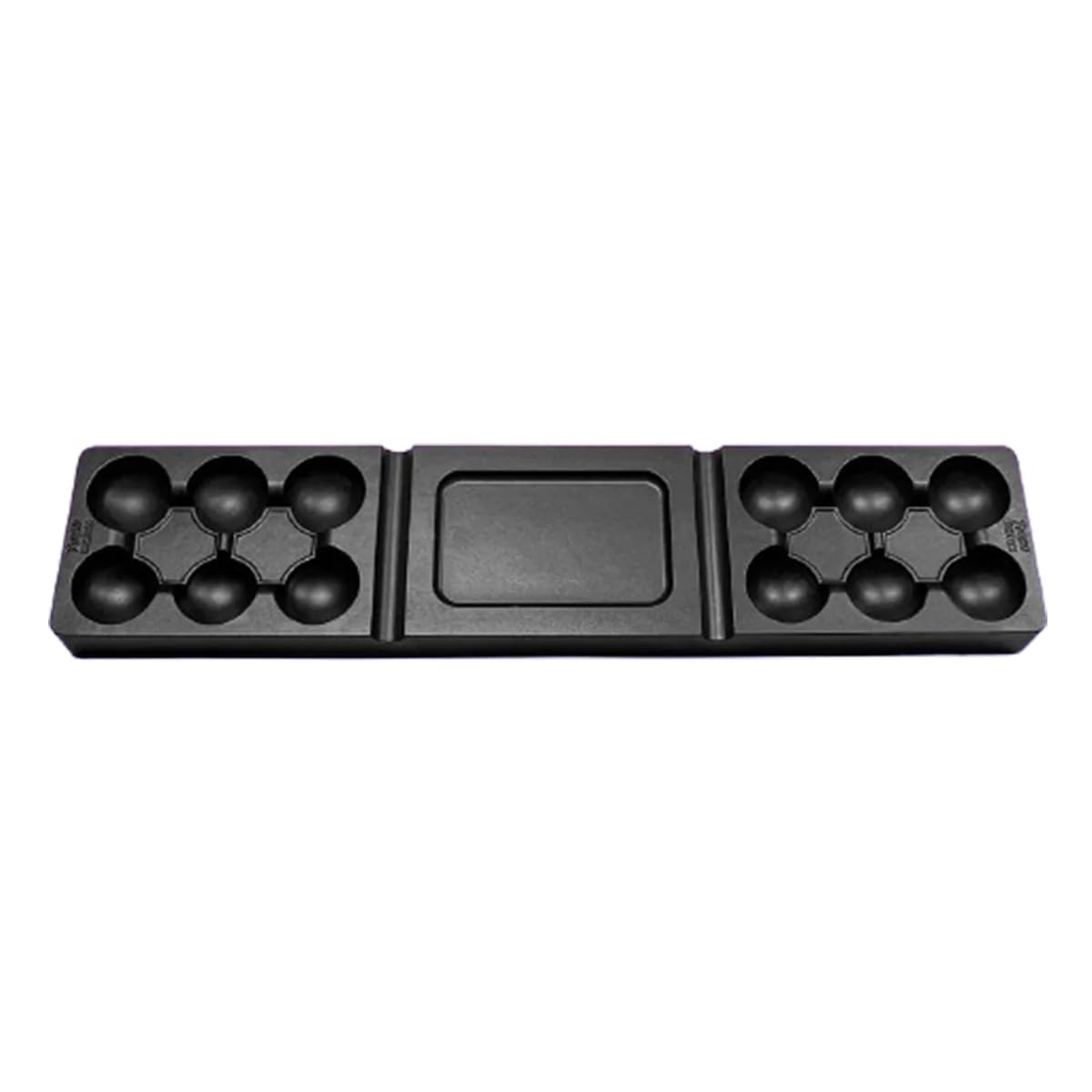 Turbo Dork Non-Stick Silicone Paint Palette, Large Black