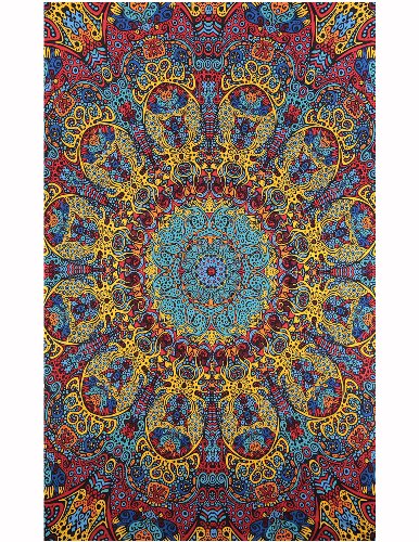 Sunshine Joy 3D Psychedelic Sunburst Tapestry Tablecloth Beach Sheet 60x90 In...
