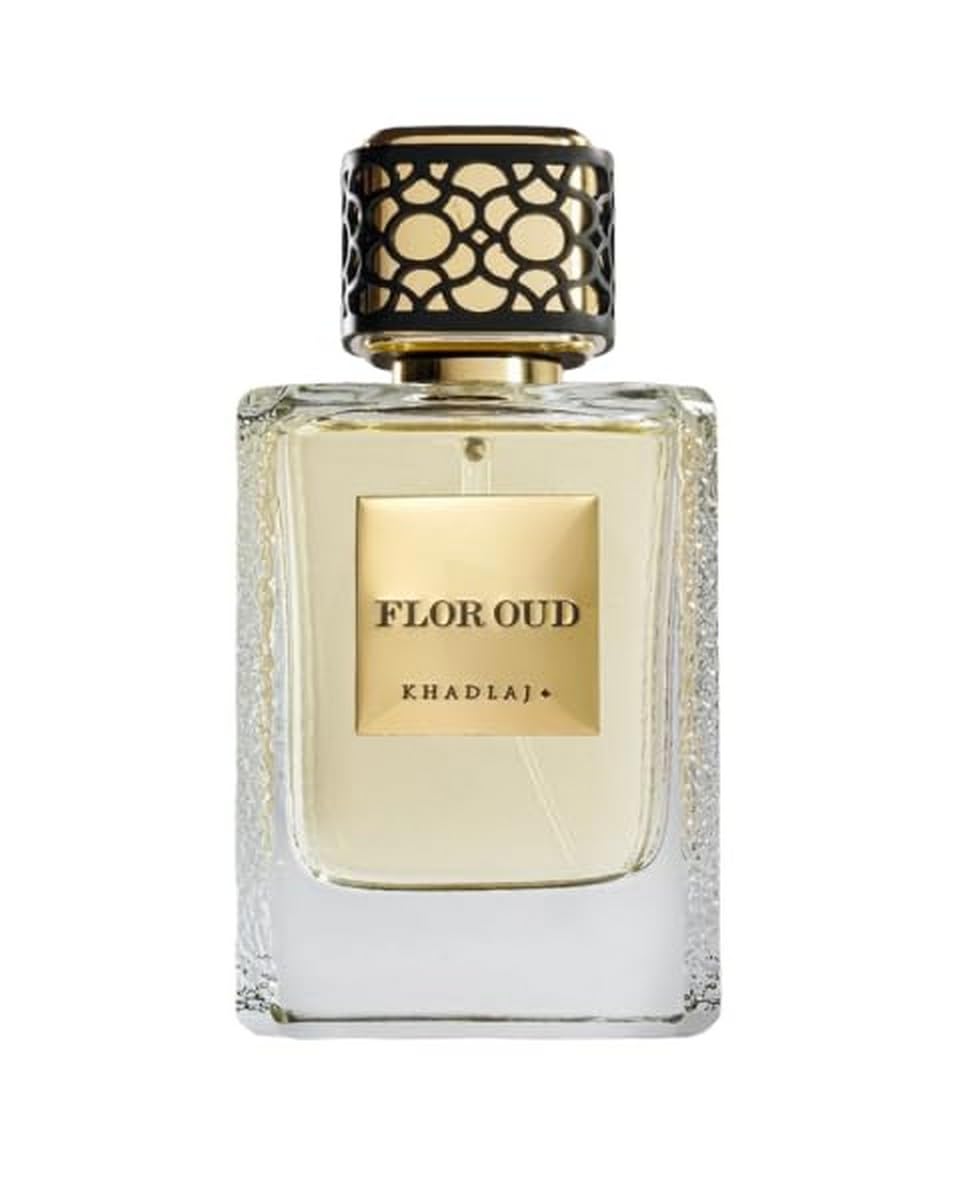 Khadlaj Maison Flor Oud Eau De Parfum Spray para hombres, 3.4 onzas