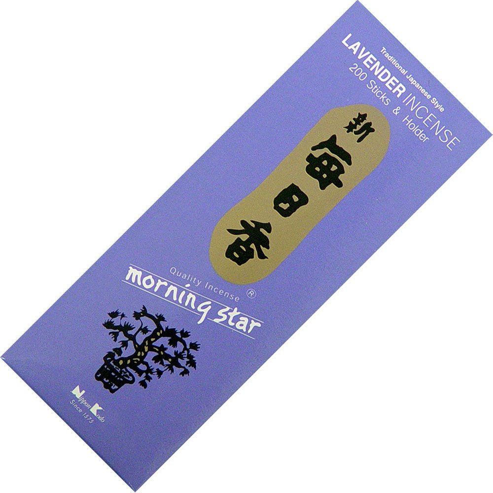 Incienso de lavanda Morning Star, 200 varillas