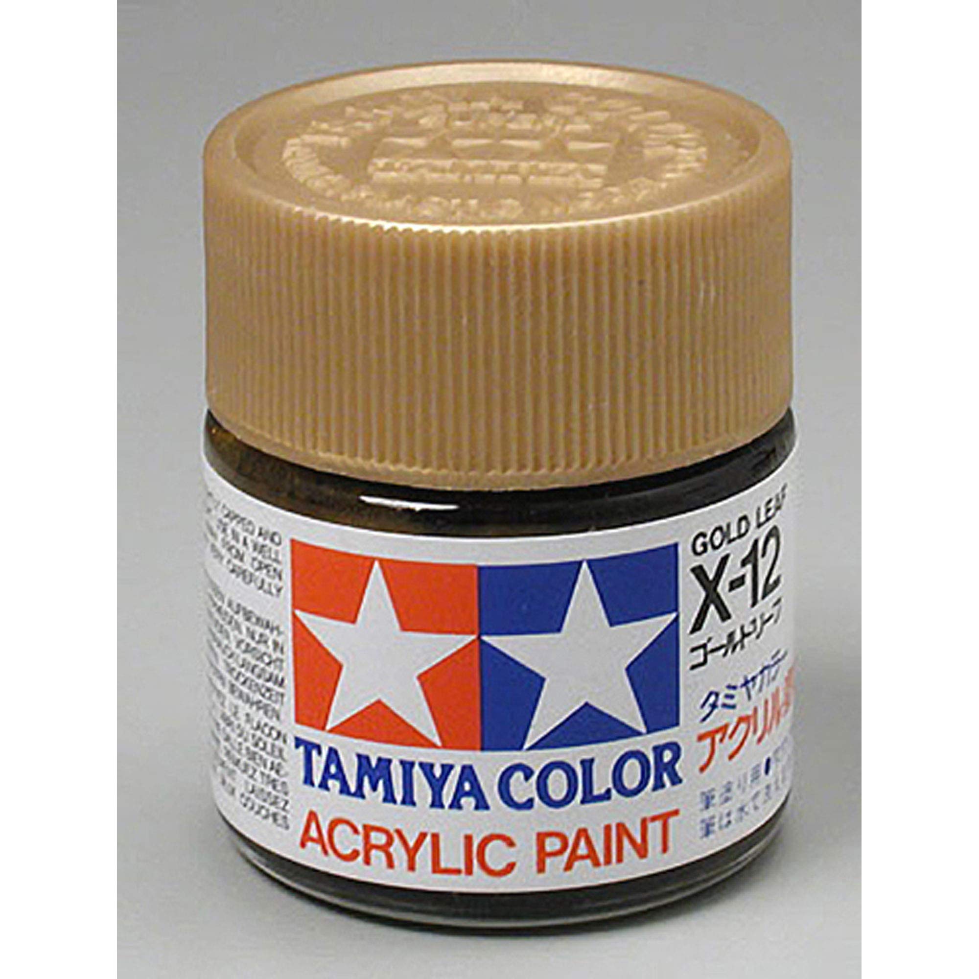 Peinture acrylique Tamiya X-12 Feuille d'or 23 ml