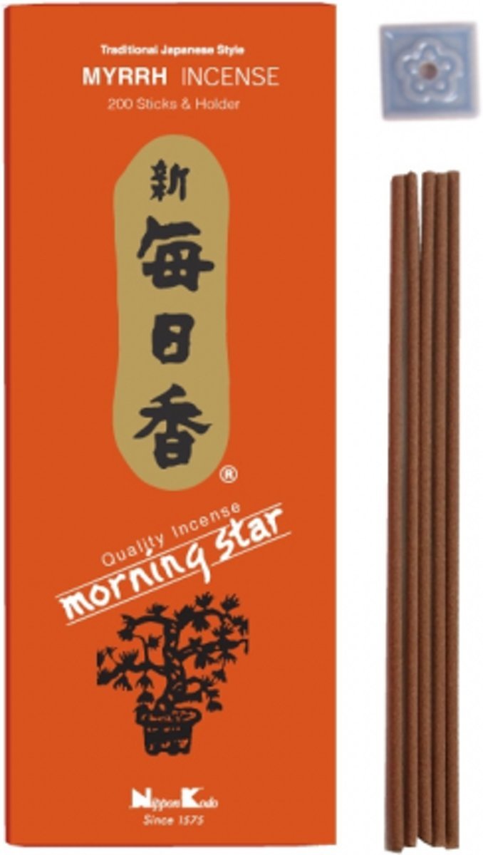 Incienso de mirra Morning Star, 200 varillas