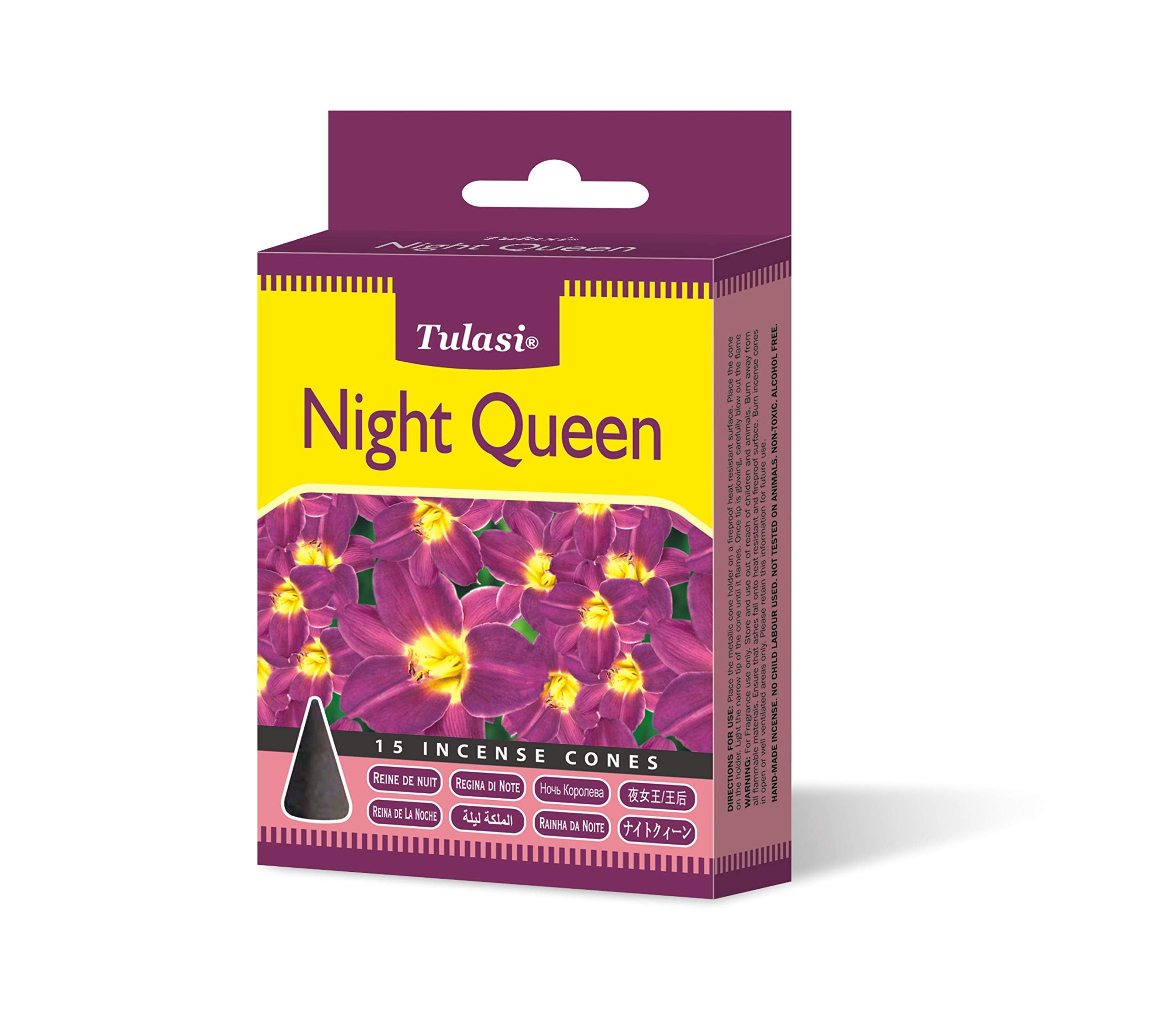 Tulasi Classic Incense Cones, Queen - 15 Count Pack