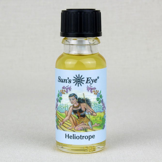 Suns Eye Heliotrope Herbal Fragrance Oil - 1/2 Ounce Bottle