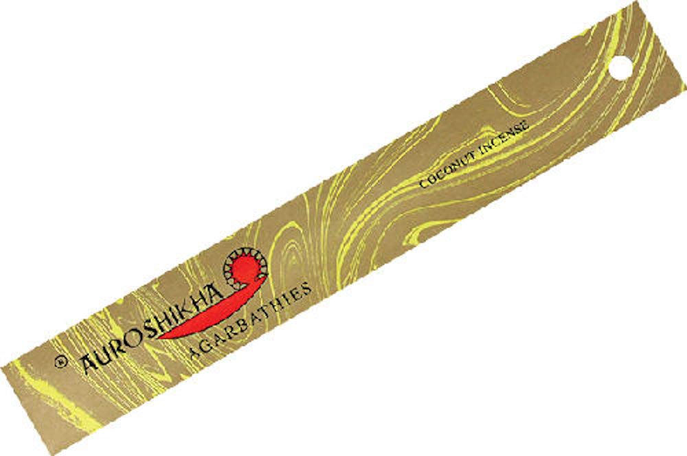 (5-Pack) Auroshikha Coconut Incense 10 Sticks