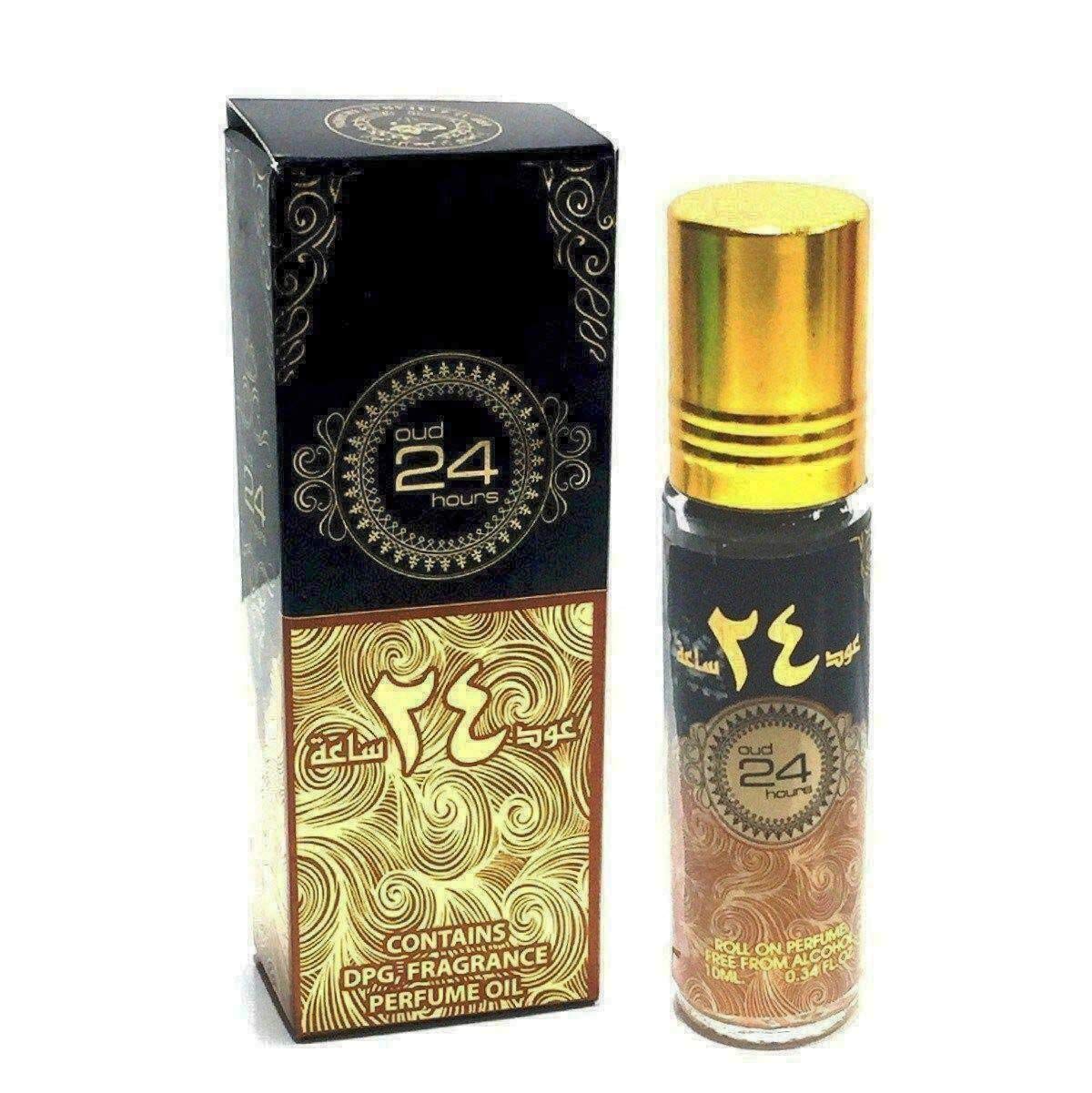Aceite perfumado concentrado unisex Ard Al Zaafaran Oud 24 Hours, en roll-on, 10 ml (0,33 fl oz)