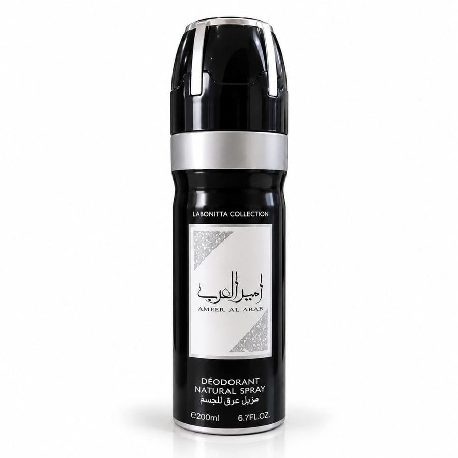 Lattafa Asdaaf Ameer Al Arab Perfumed Body Spray for Men 6.7 Ounce (200 ml)
