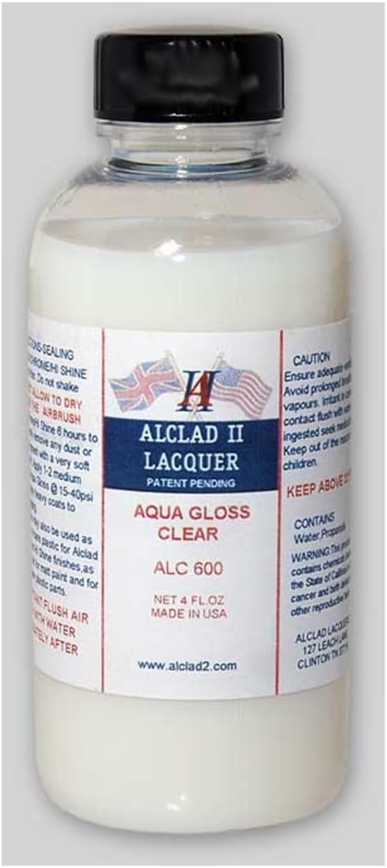 Alclad II Lacquers Aqua Gloss 4oz, ALC600