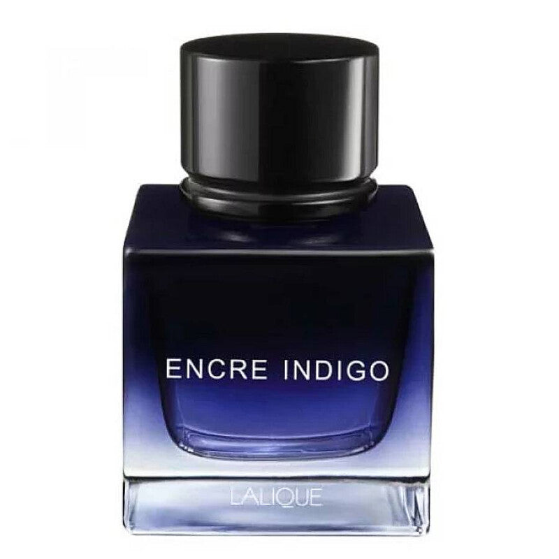 Lalique Encre Indigo Eau de Parfum for Men, Woody Aromatic Fragrance, 3.3 Oz