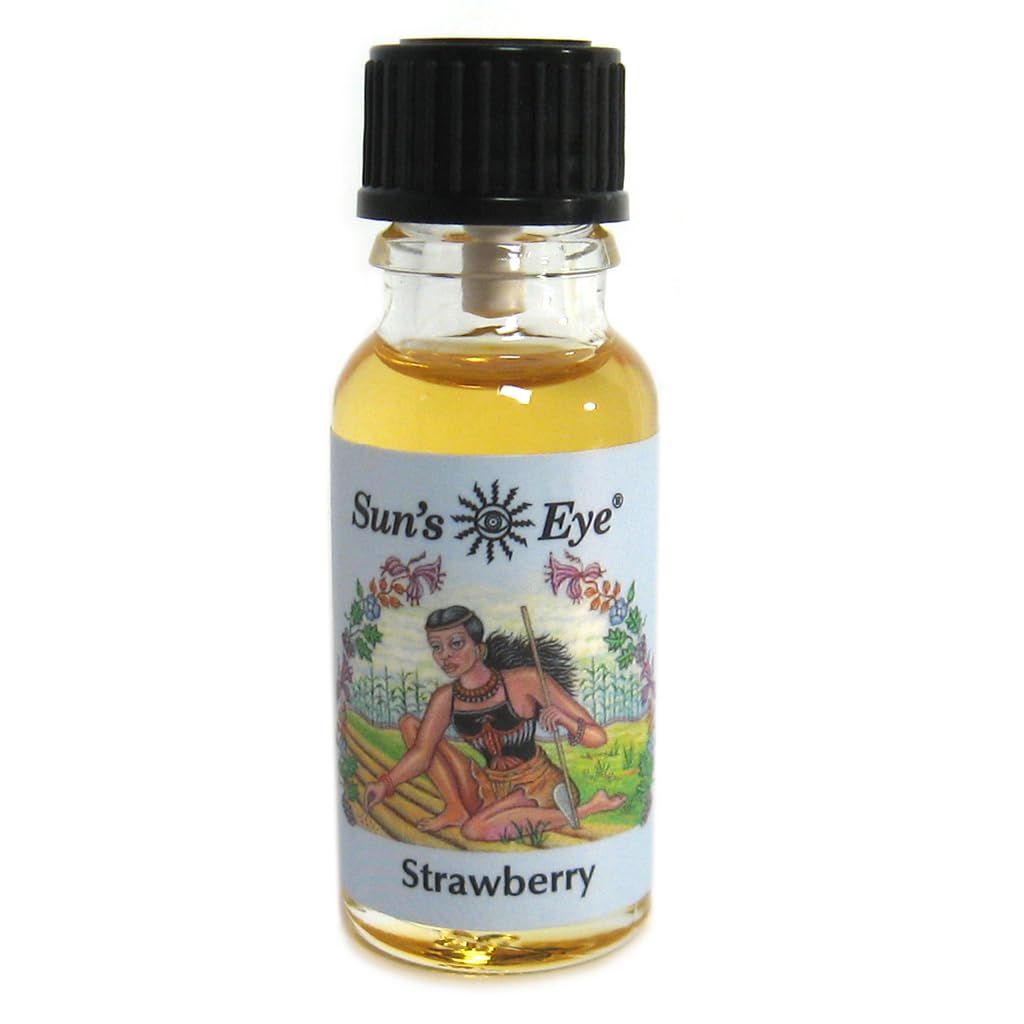 Sun's Eye Strawberry Herbal Fragrance Oil - 1/2 Ounce Bottle