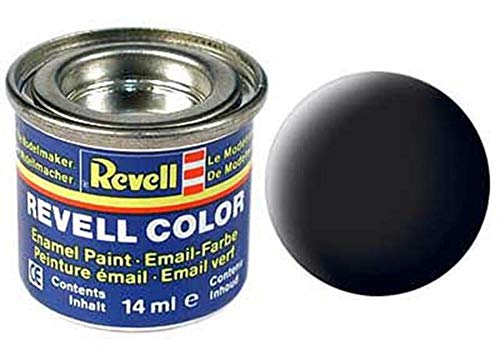 Pot de peinture Revell Enamels 14 ml, noir mat