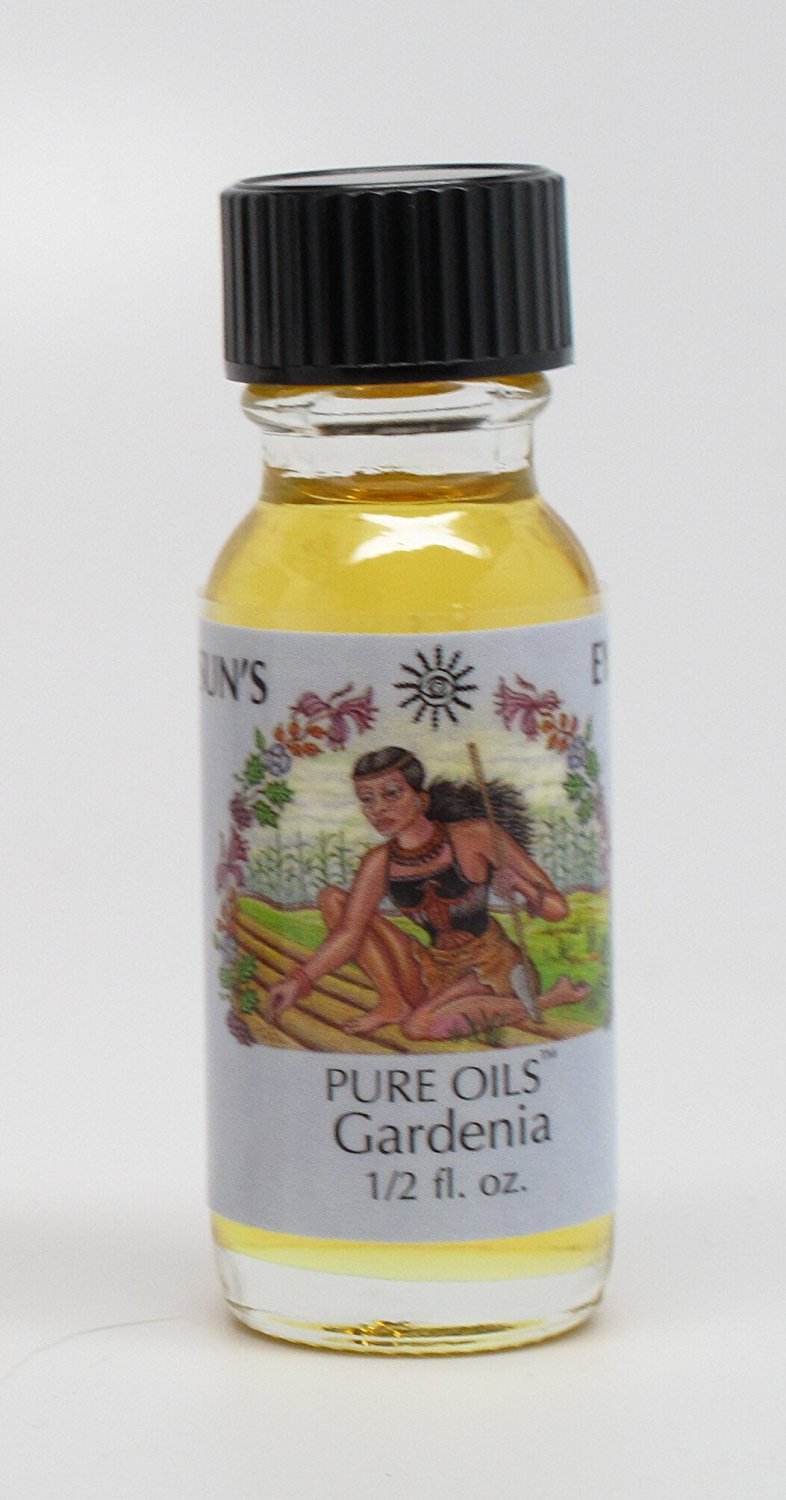 Suns Eye Gardenia Herbal Fragrance Oil - 1/2 Ounce Bottle