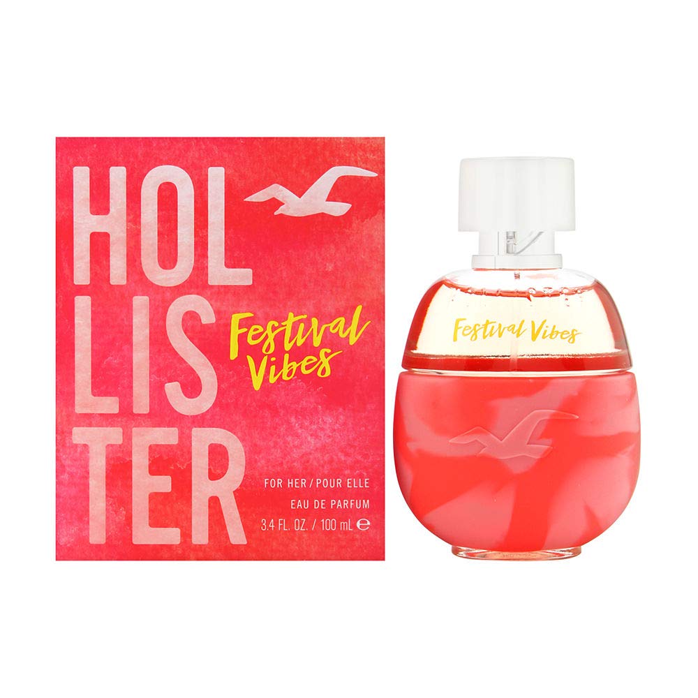 Hollister Festival Vibes EDP Spray for Women, 3.4 Oz