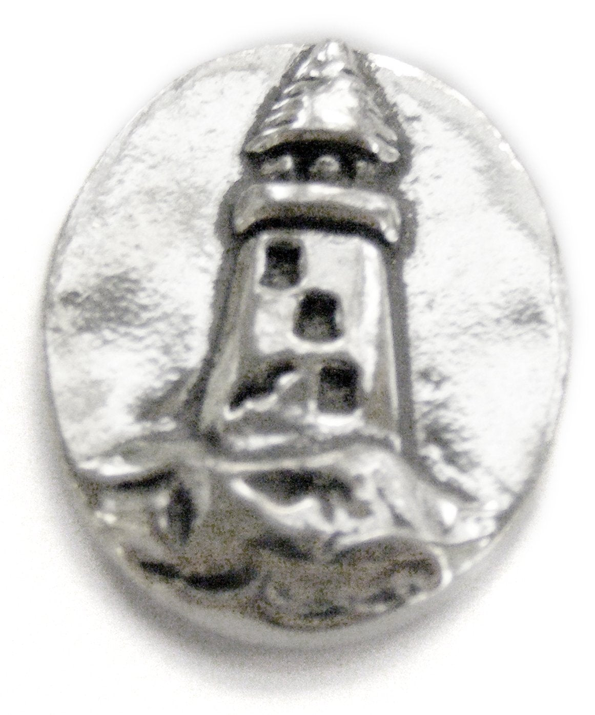 Ficha de bolsillo (moneda) Basic Spirit Lighthouse / Shine de peltre artesanal para el hogar sin plomo CN-30