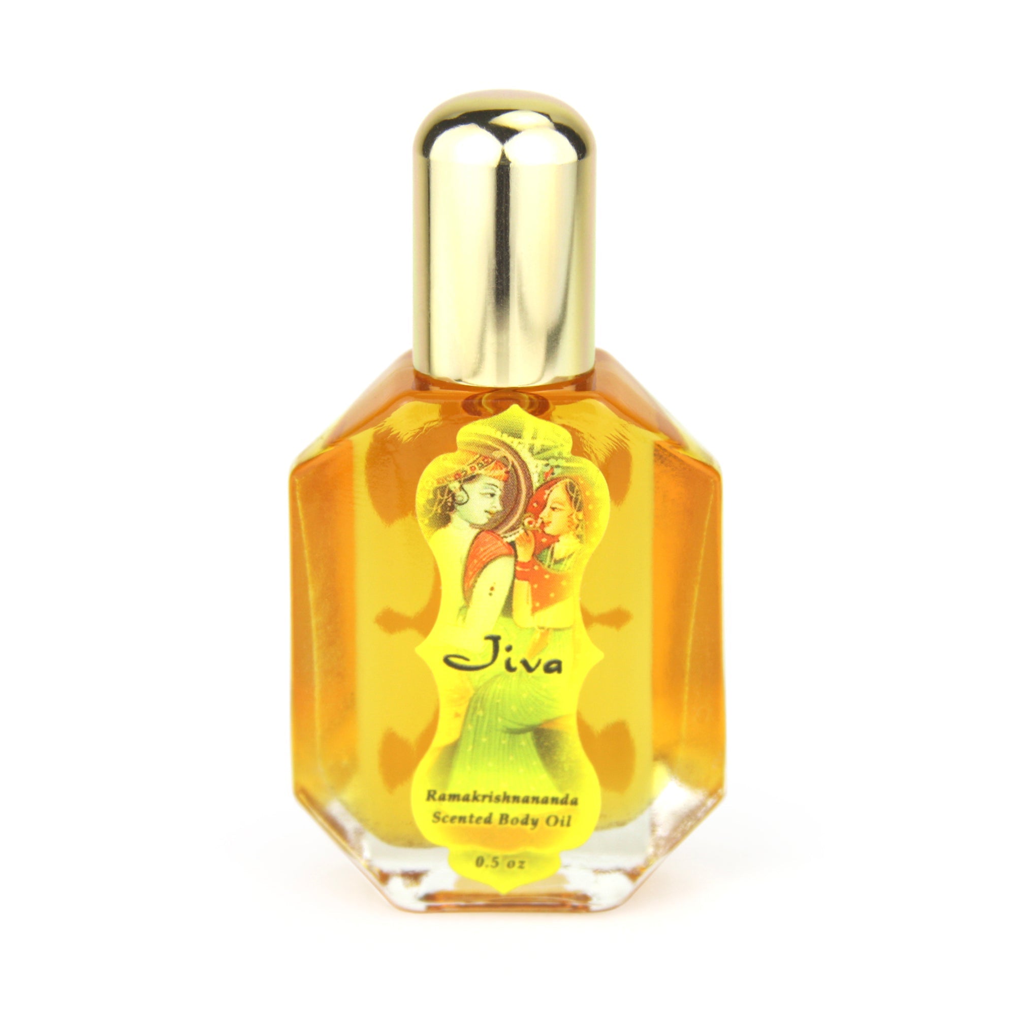 Ramakrishnananda Jiva Jasmine Perfume Oil, 0.5 Oz
