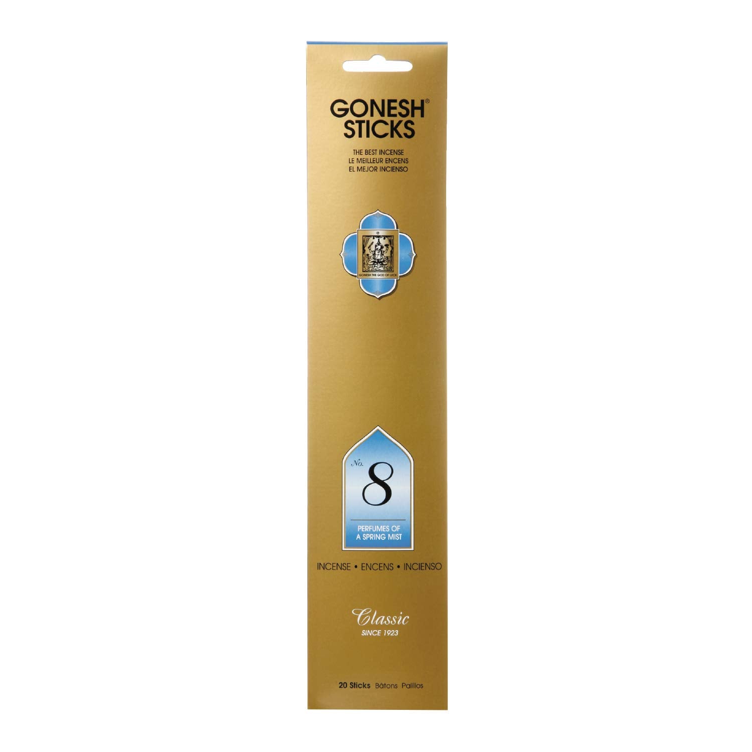 Incienso Gonesh Classic #8 Spring Mist 20 varillas
