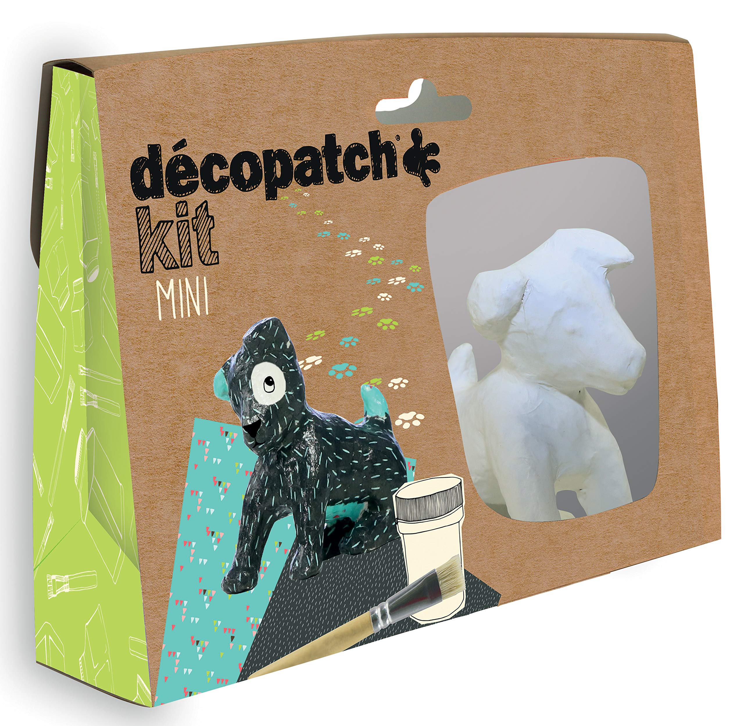 Minikit de decopatch: 5 1/9 x 7 1/2 pulgadas, perro