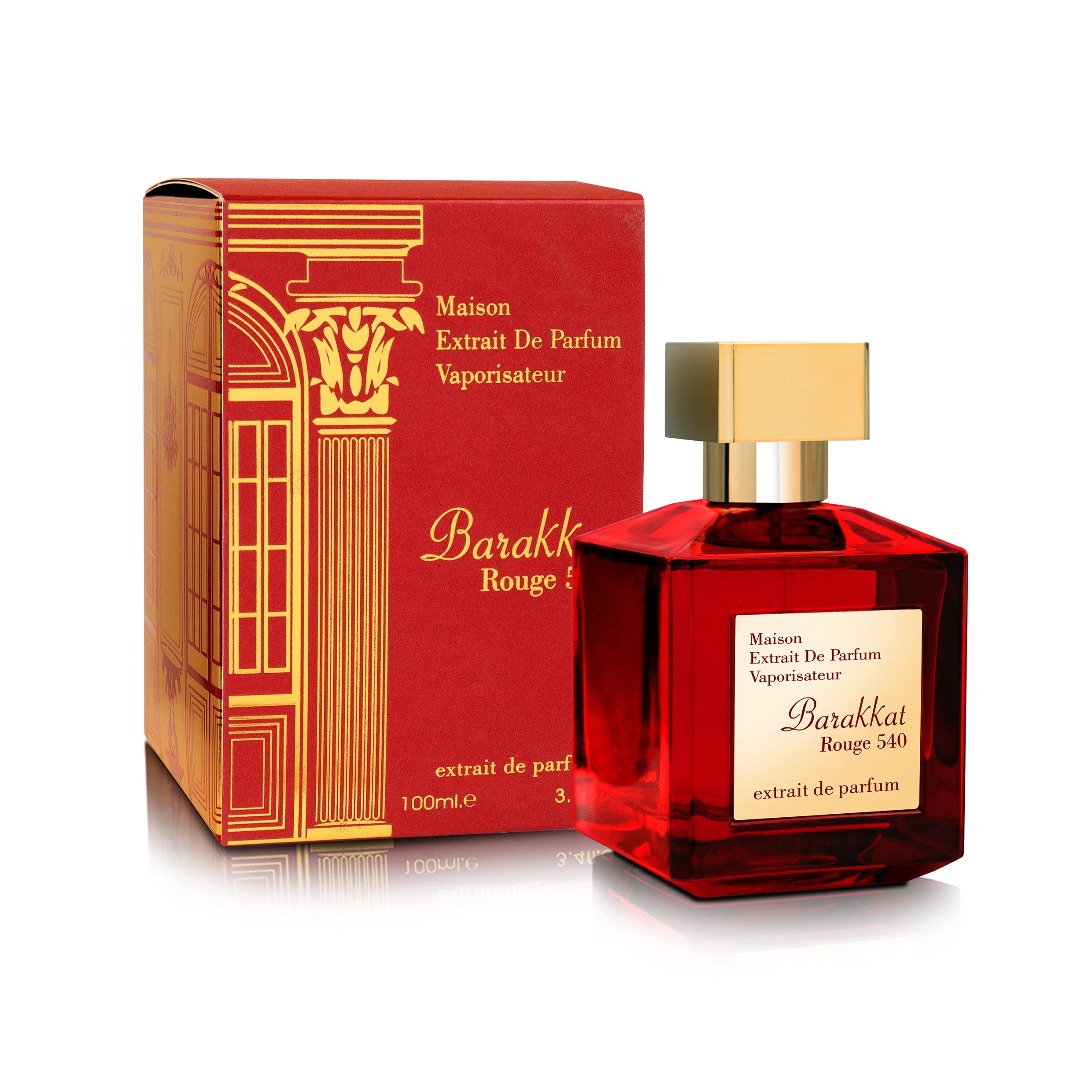 Fragrance World Barakkat Rogue 540 Extrait de Parfum Spray para unisex, 3,4 onzas líquidas (3.4 fl oz)