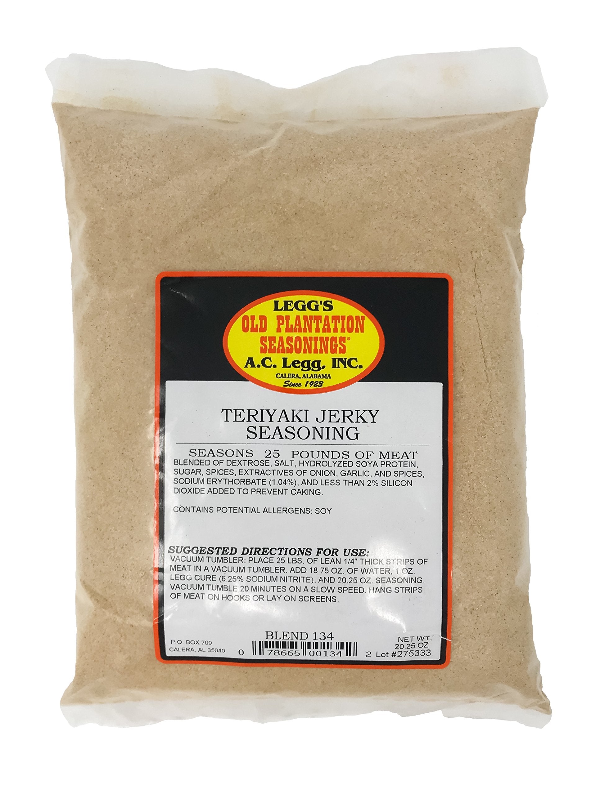 Assaisonnement pour viande séchée Teriyaki AC Legg, 20,25 onces