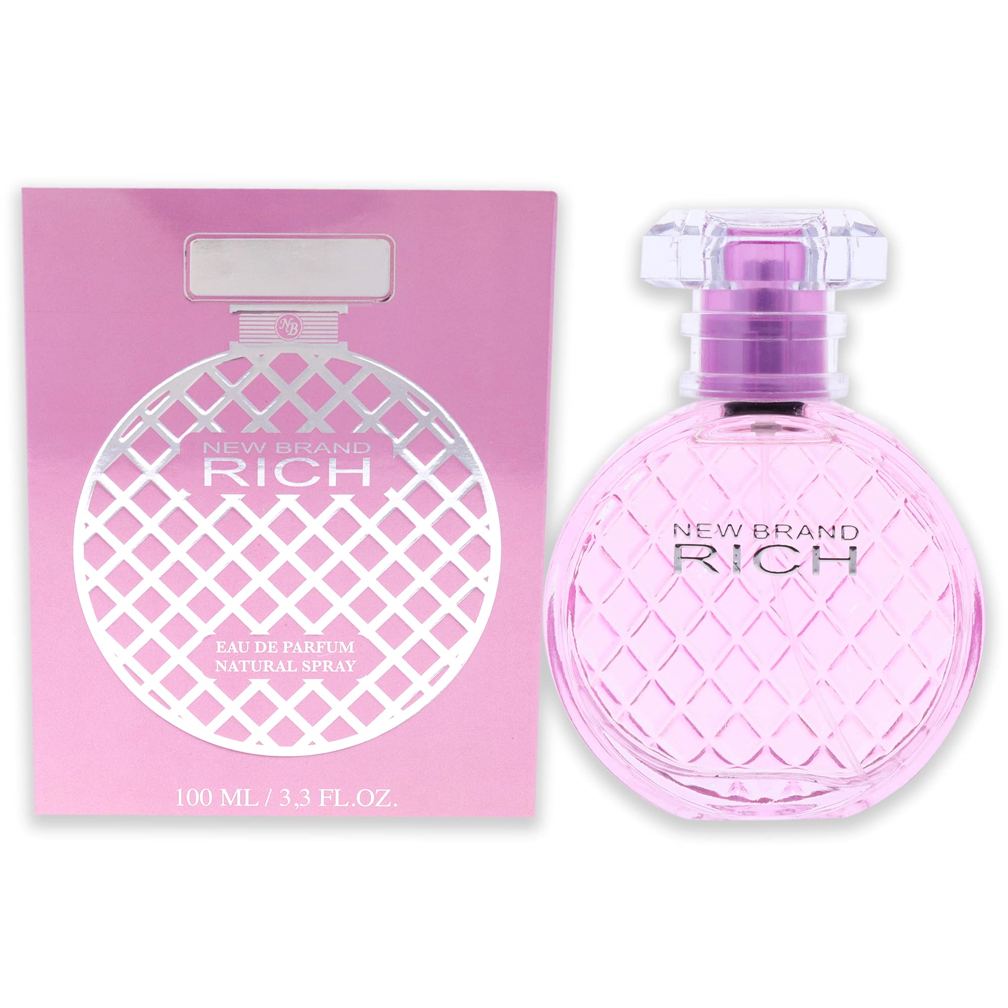 New Brand Rich Eau de Parfum Women Floral Musk Scent 3.3 oz Spray
