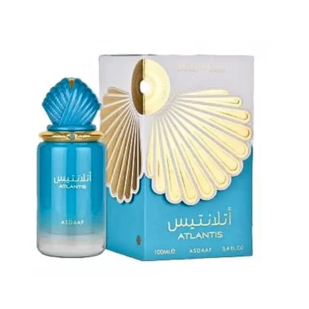 Asdaaf Atlantis Blue Eau de Parfum Vaporisateur pour Homme, 3,4 Fl Oz (100 ml)